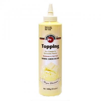 Fo Beyaz Çikolatalı Topping (Dondurma Sosu) 1 kg