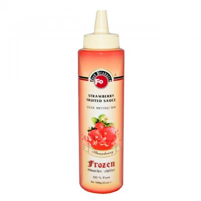 Fo Frozen Çilek Meyveli Sos %60 Gerçek Meyve Püresi 1000 Gr