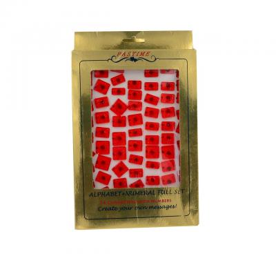 Jem (İtalik) Alfabe Rakam Set