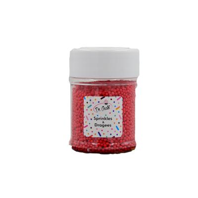 Kırmızı Boncuk Şeker 2 MM