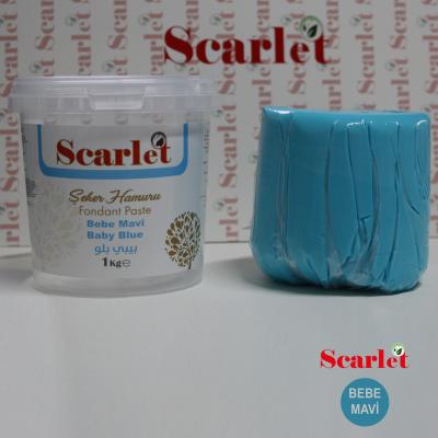 SCARLET AÇIK MAVİ ŞEKER HAMURU (1 KG)
