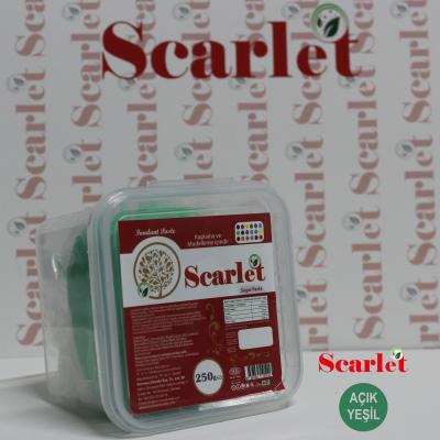 SCARLET AÇIK YEŞİL ŞEKER HAMURU (250 GR)