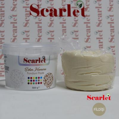 SCARLET FİLDİŞİ ŞEKER HAMURU (500 GR)