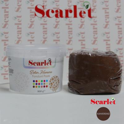 SCARLET KAHVERENGİ ŞEKER HAMURU (500 GR)