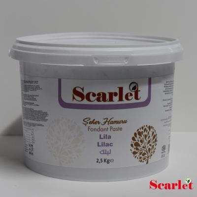 SCARLET LİLA ŞEKER HAMURU ( 2,5 KG)
