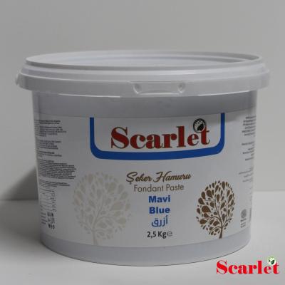 SCARLET MAVİ ŞEKER HAMURU ( 2,5 KG)