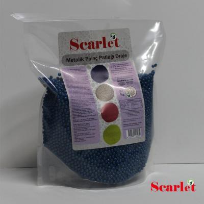 SCARLET METALİK MAVİ PİRİNÇ PATLAĞI