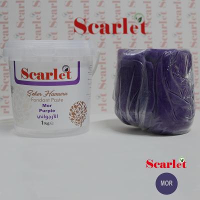 SCARLET MOR ŞEKER HAMURU (1 KG)