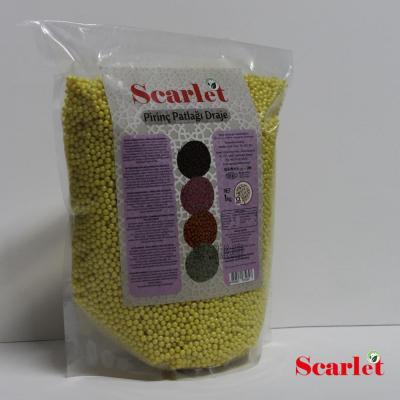SCARLET PİRİNÇ PATLAĞI METALİK SARI
