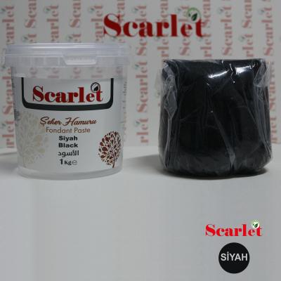 SCARLET SİYAH ŞEKER HAMURU (1 KG)