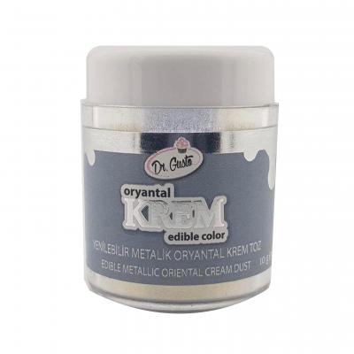 Yenilebilir Metalik Oryantal Krem Toz Gıda Boyası  10 Gr