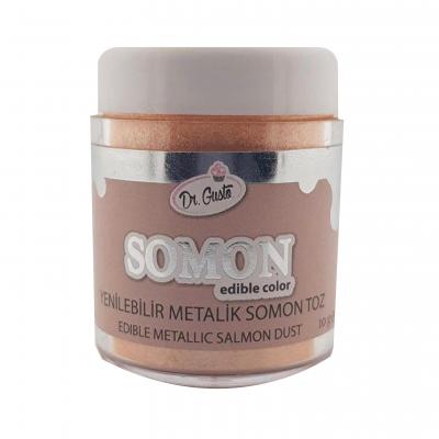 Yenilebilir Metalik Somon Toz Gıda Boyası  10 Gr