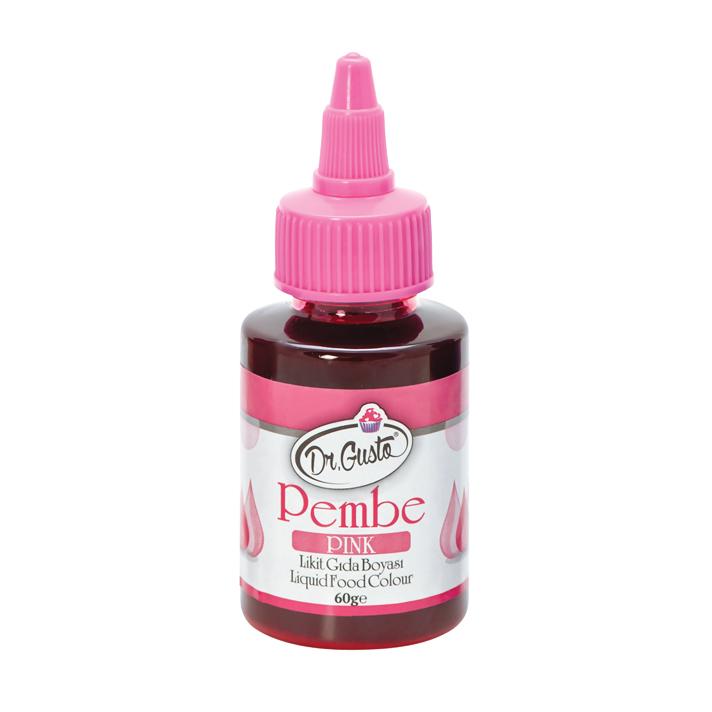 Dr Gusto Pembe Likit Gıda Boyası (60 g)