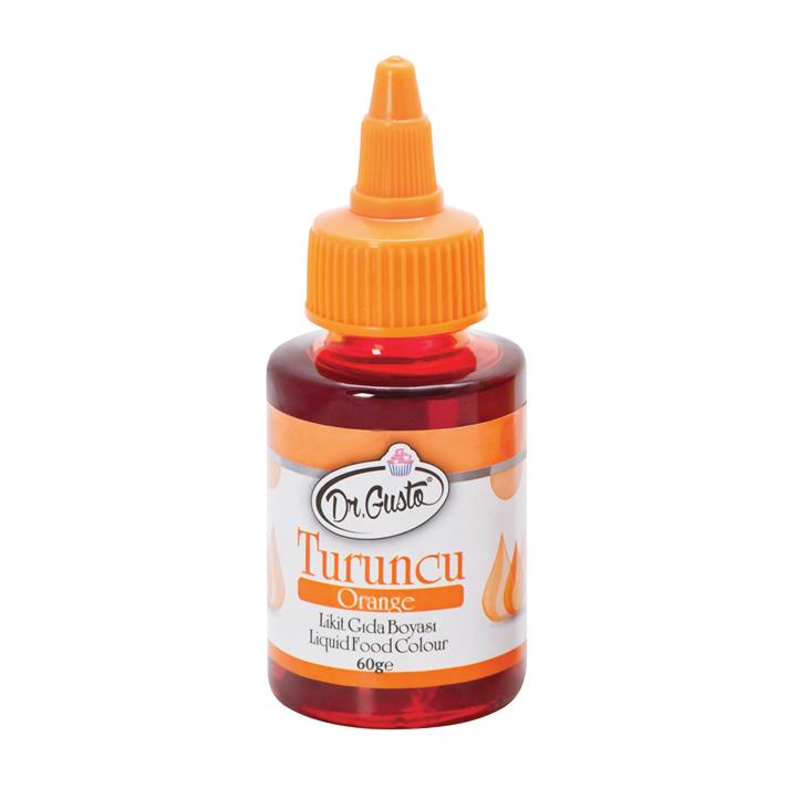 Dr Gusto Turuncu Likit Gıda Boyası (60 g)