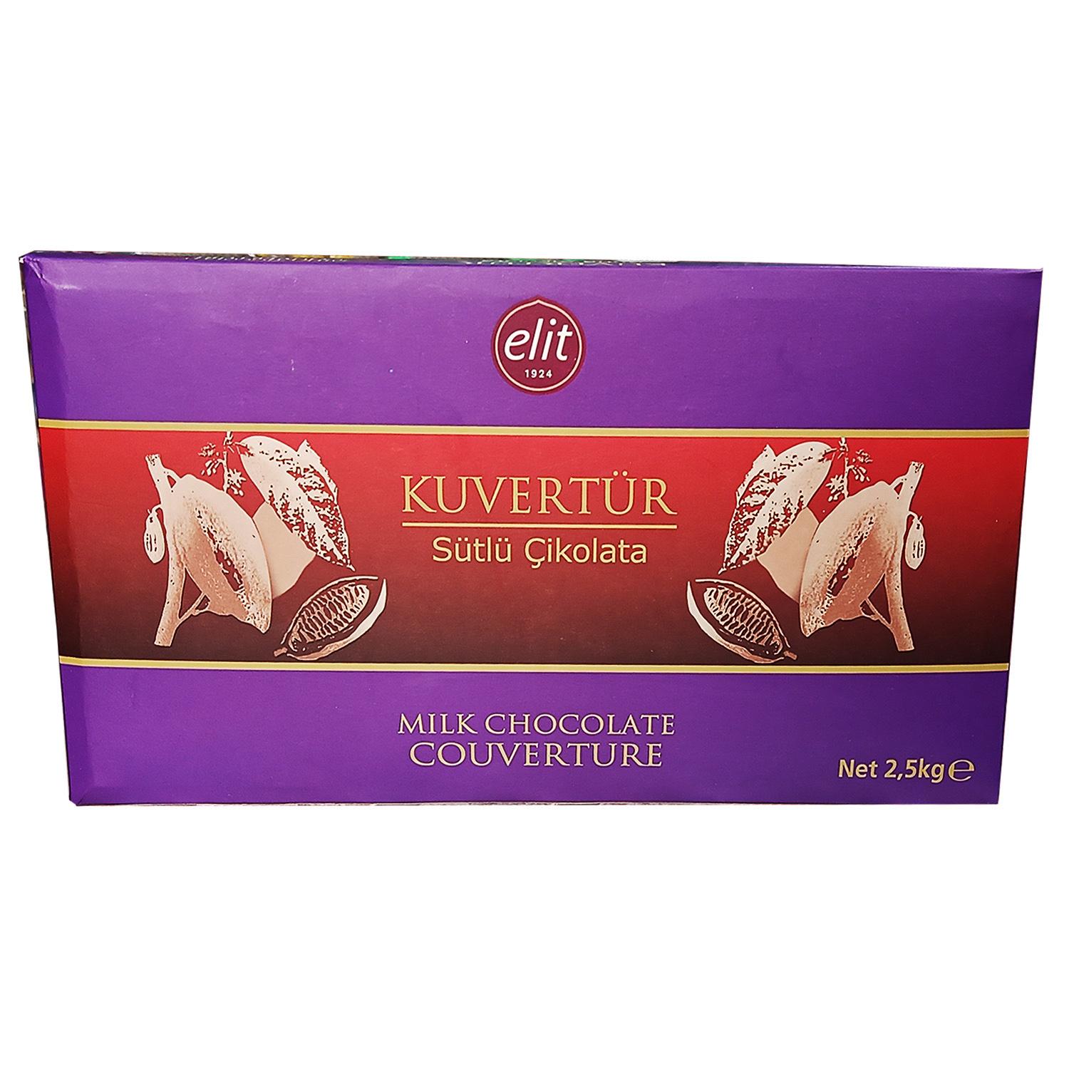 Elit Sütlü Kuvertür 2,5 Kg