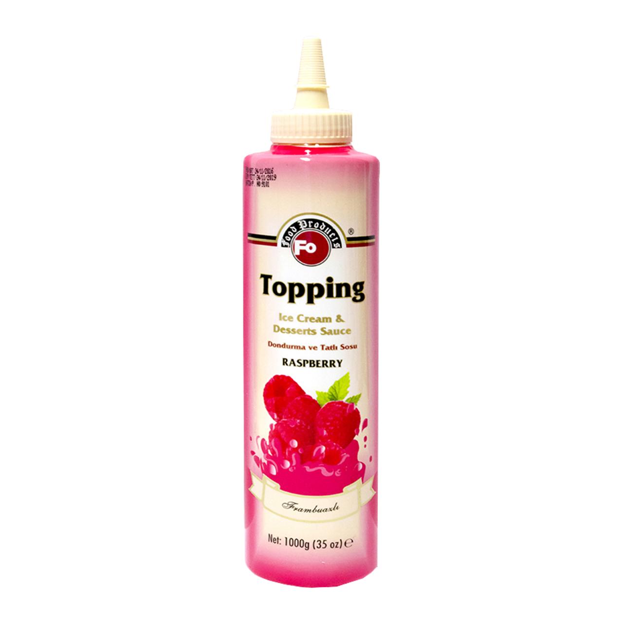 Fo Frambuaz Meyveli Topping (Dondurma Sosu) 1 kg