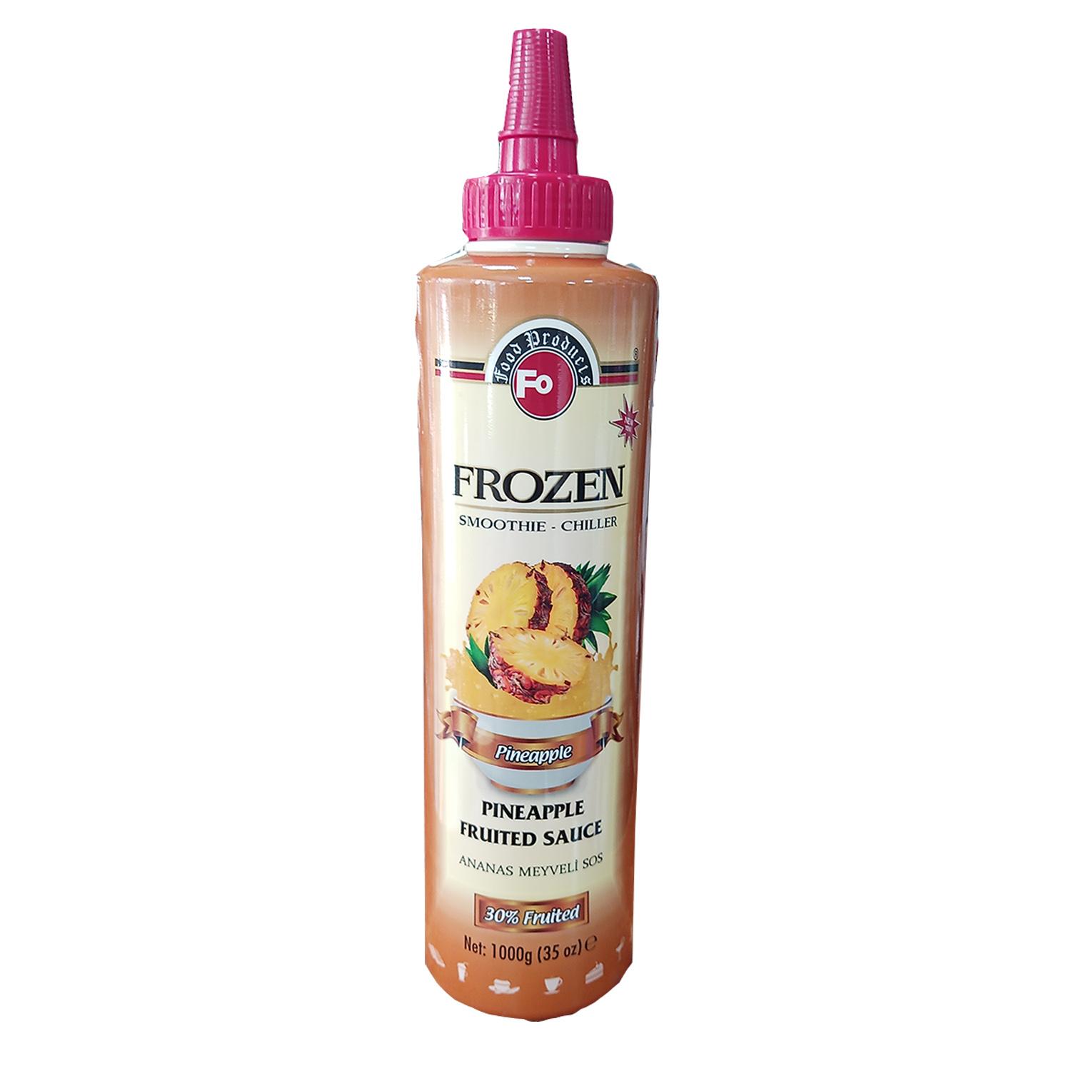 Fo Frozen Ananas Meyveli Sos %60 Gerçek Meyve Püresi 1000 Gr