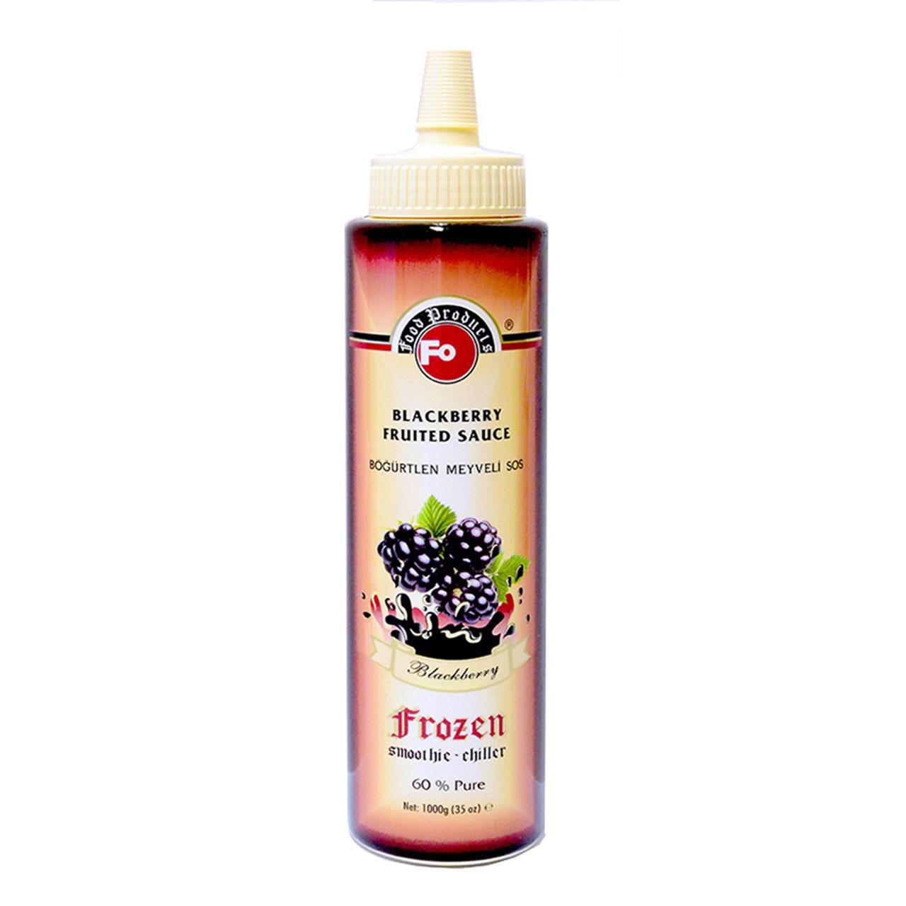 Fo Frozen Böğürtlen Meyveli Sos %60 Gerçek Meyve Püresi 1000 Gr