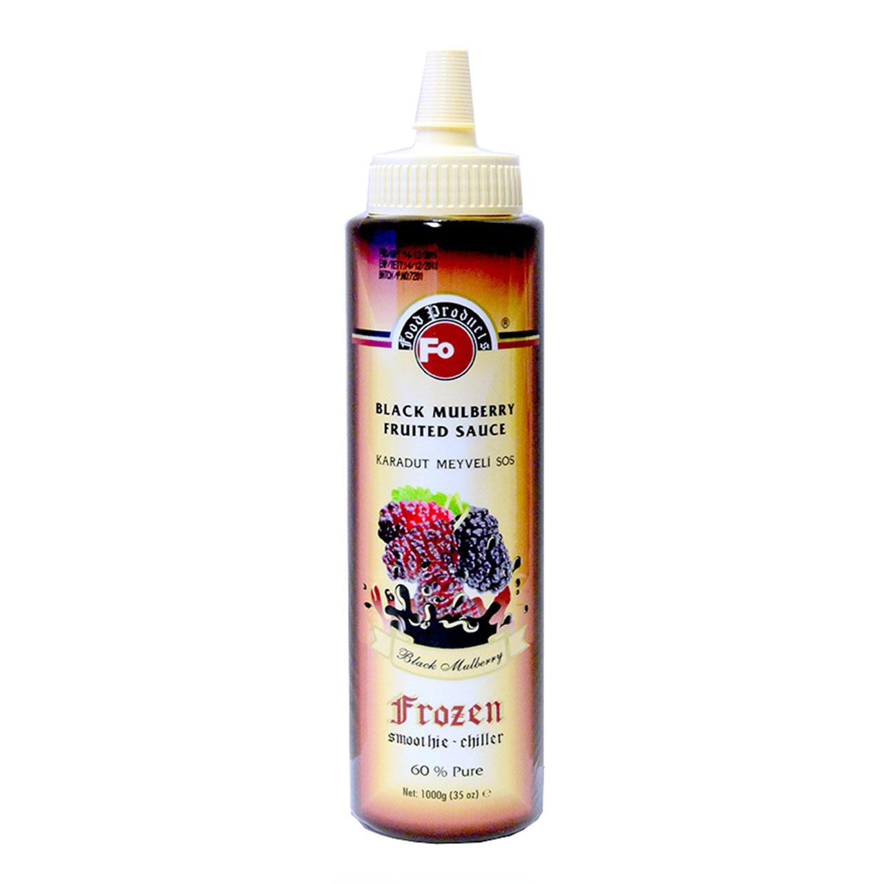 Fo Frozen Karadut Meyveli Sos %60 Gerçek Meyve Püresi 1000 Gr