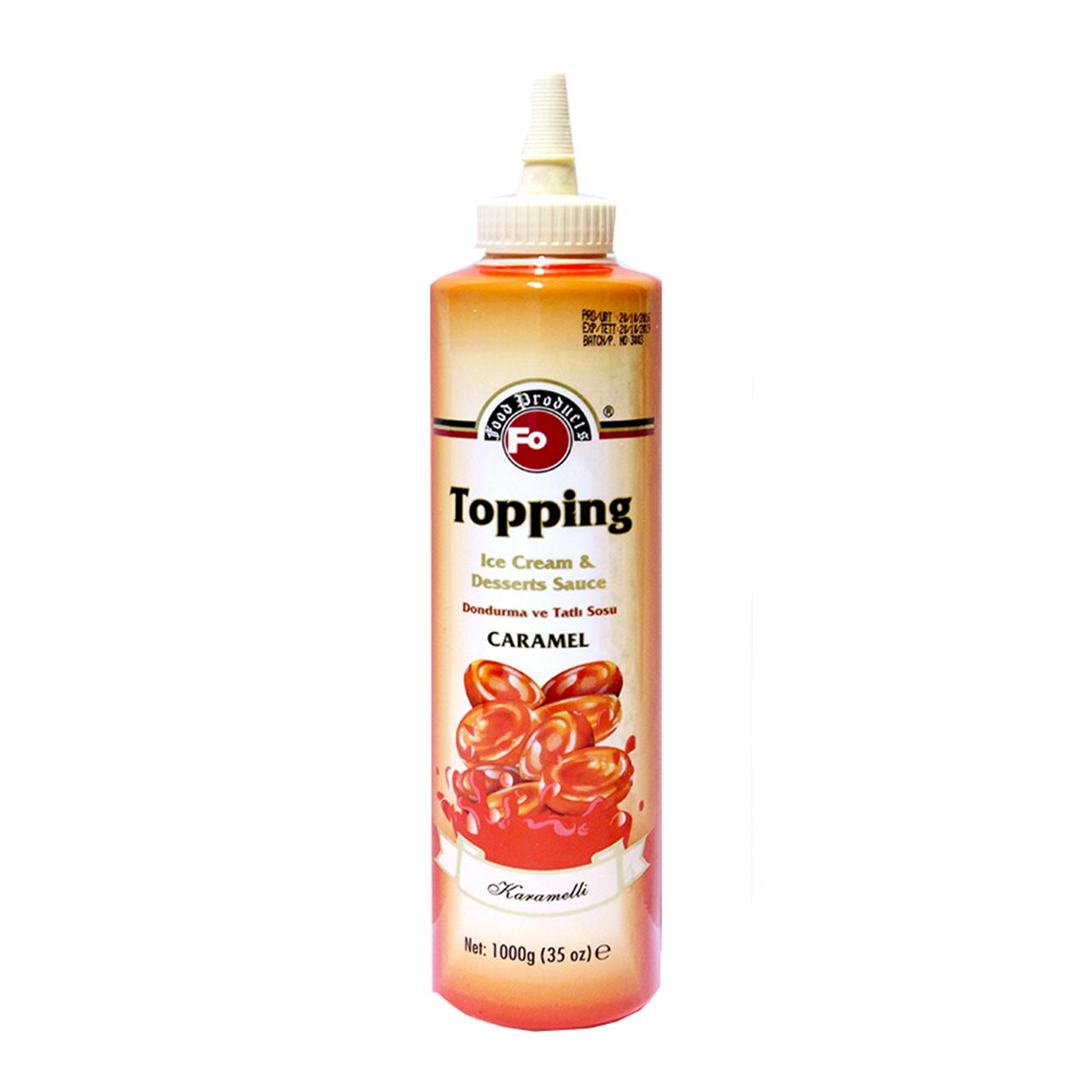 Fo Karamelli Topping (Dondurma Sosu) 1 kg