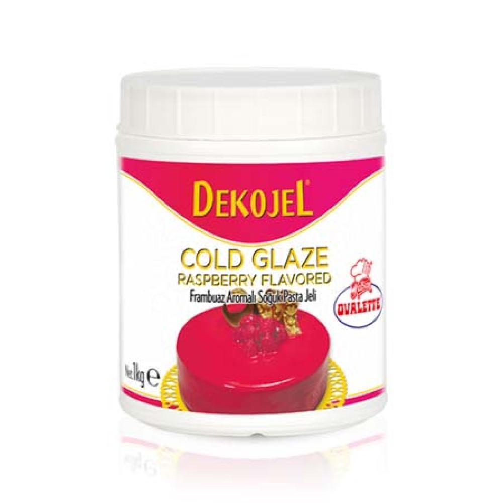 OVALETTE FRAMBUAZ AROMALI SOĞUK PASTA JELİ 1 KG