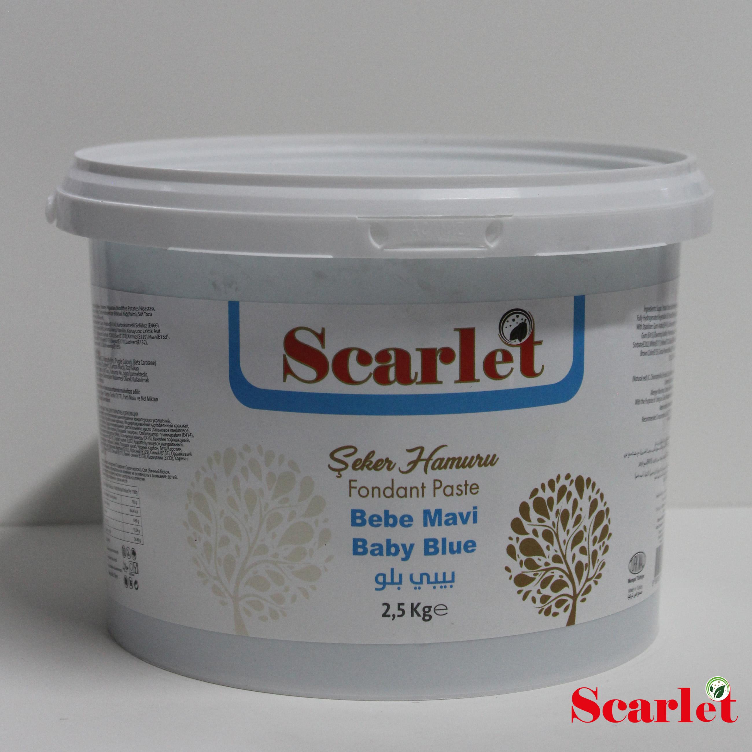 SCARLET BEBEK MAVİ ŞEKER HAMURU ( 2,5 KG)