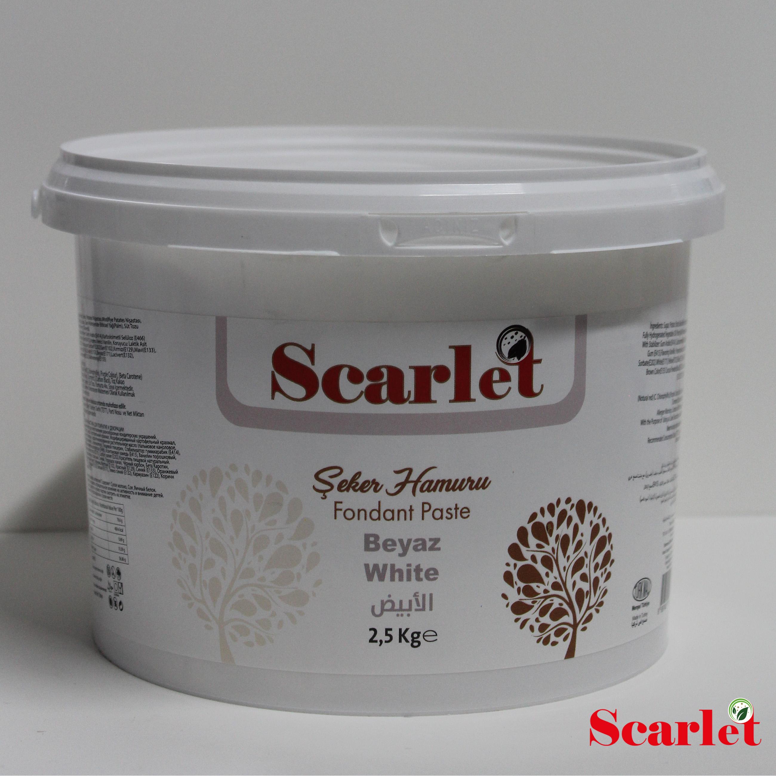 SCARLET BEYAZ ŞEKER HAMURU (2,5 KG)