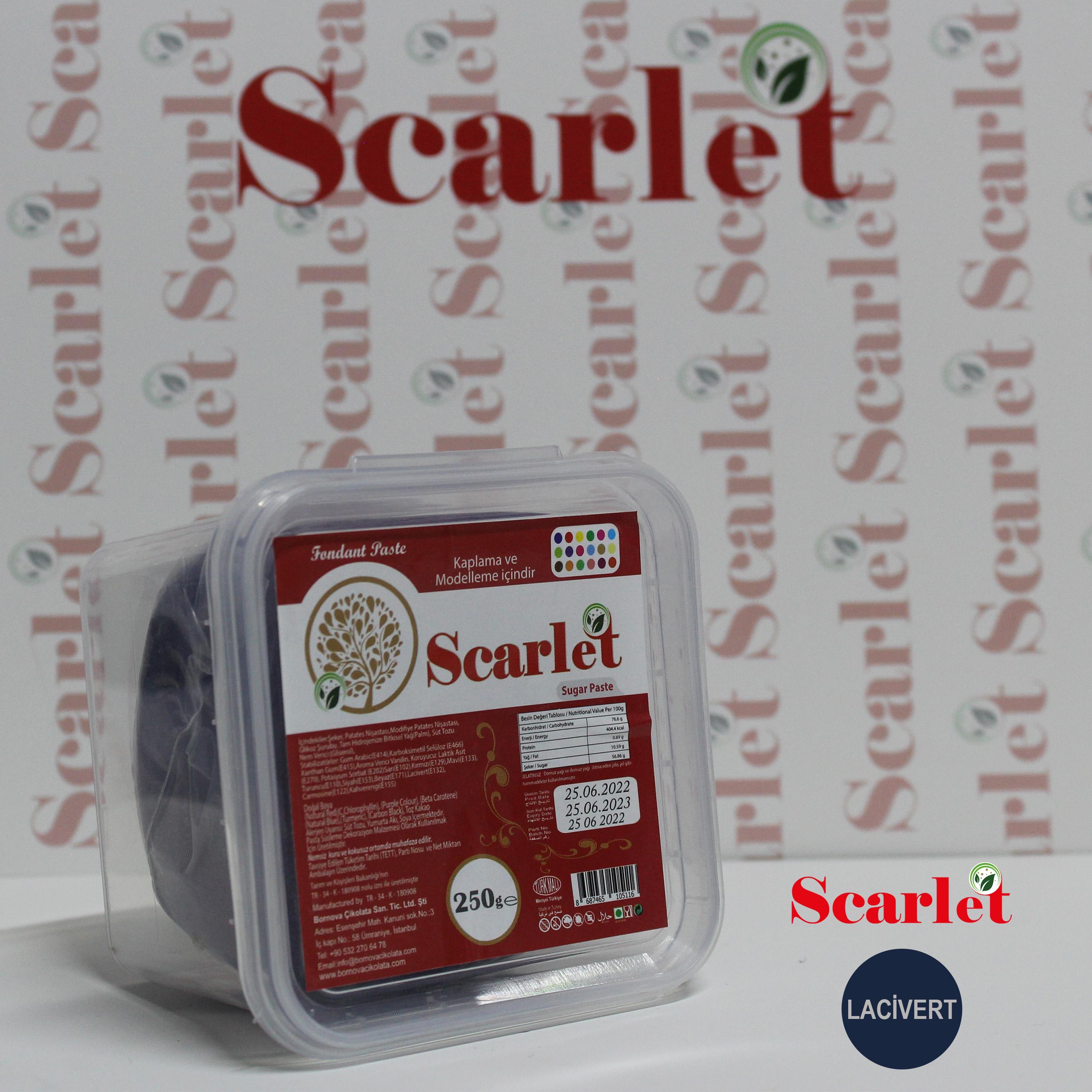 SCARLET LACİVERT ŞEKER HAMURU (250 GR)