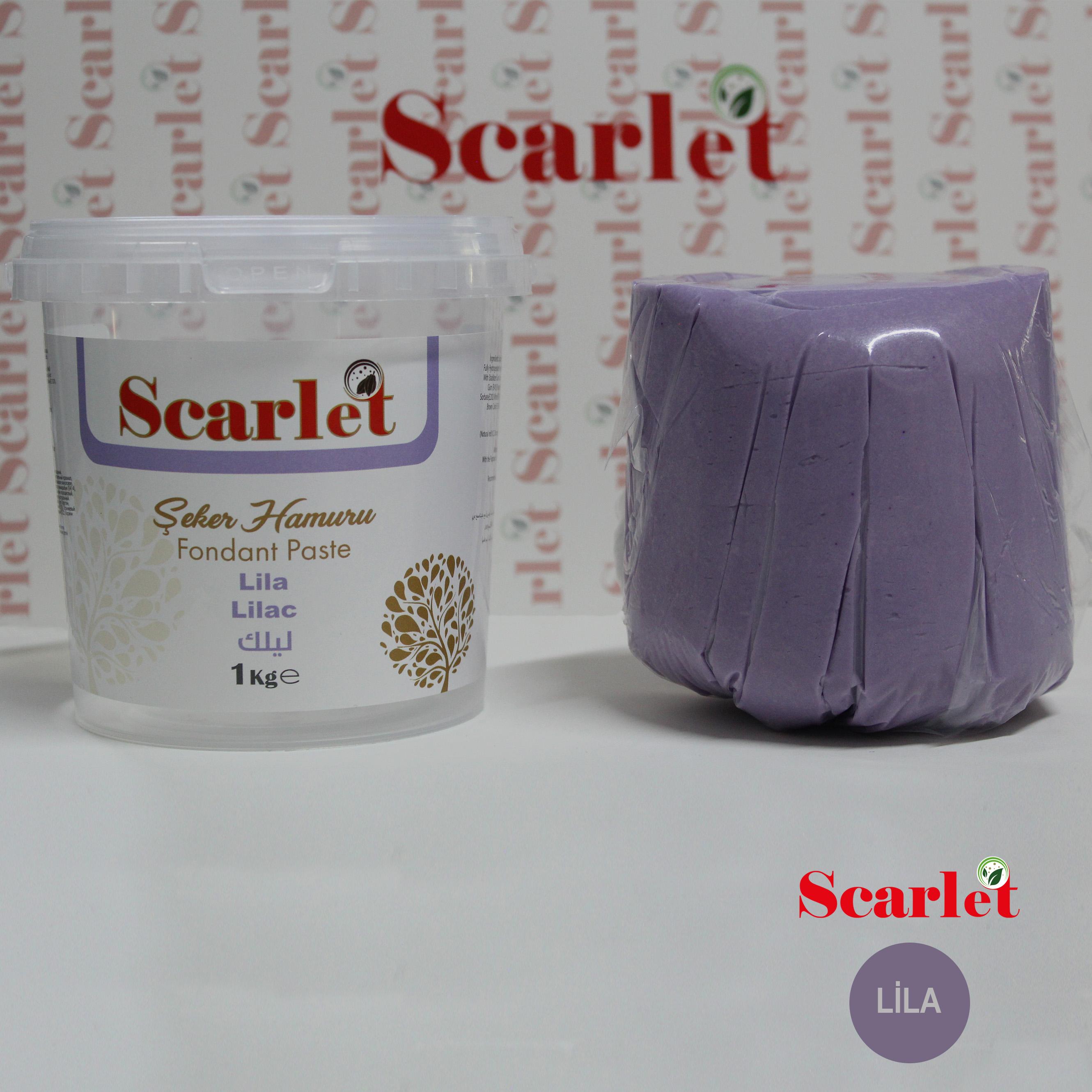 SCARLET LİLA ŞEKER HAMURU (1 KG)