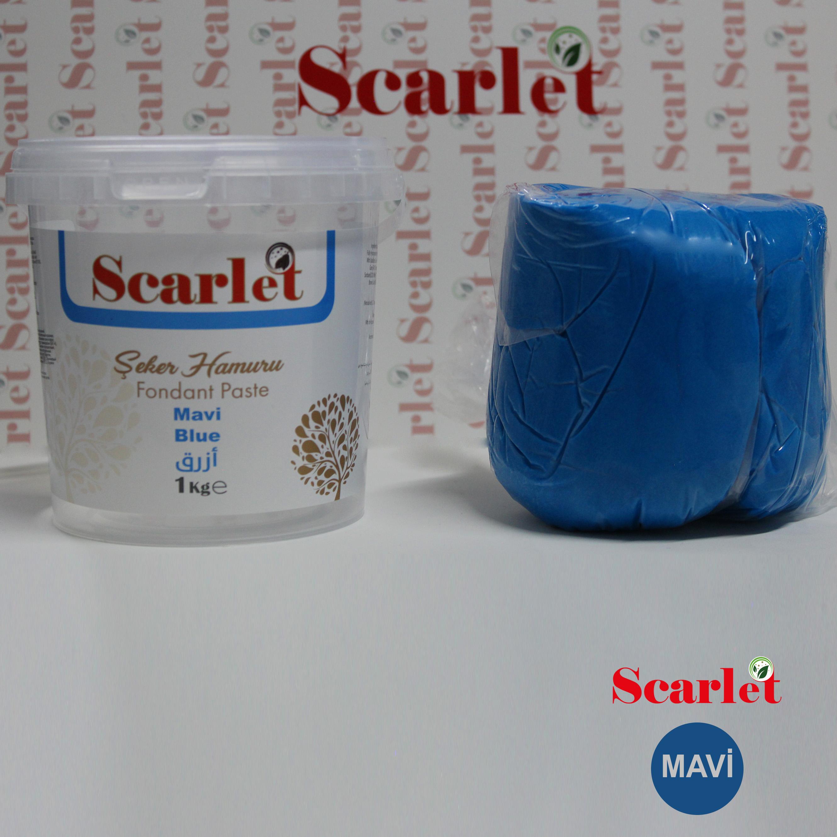 SCARLET MAVİ ŞEKER HAMURU (1 KG)