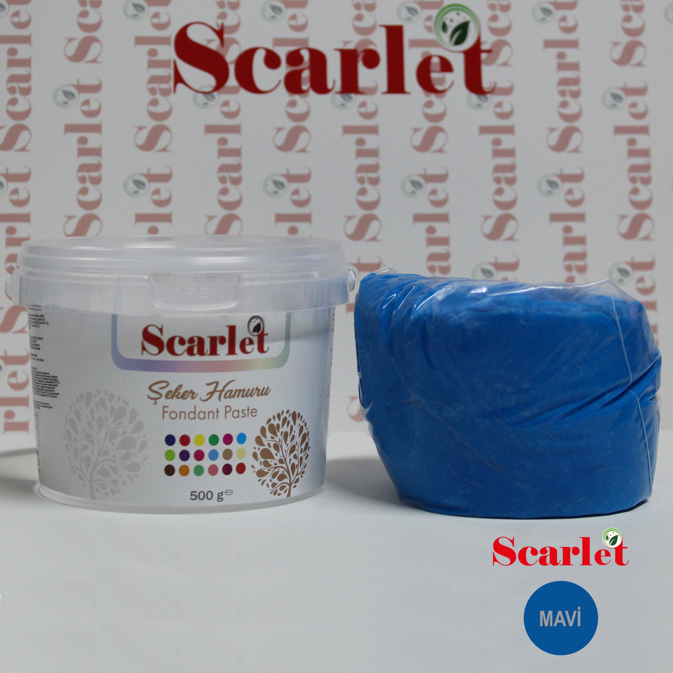 SCARLET MAVİ ŞEKER HAMURU (500 GR)