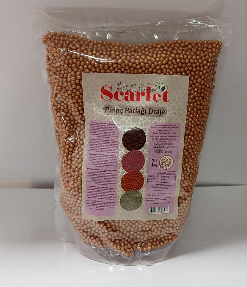 SCARLET METALİK PİRİNÇ PATLAĞI BRONZ