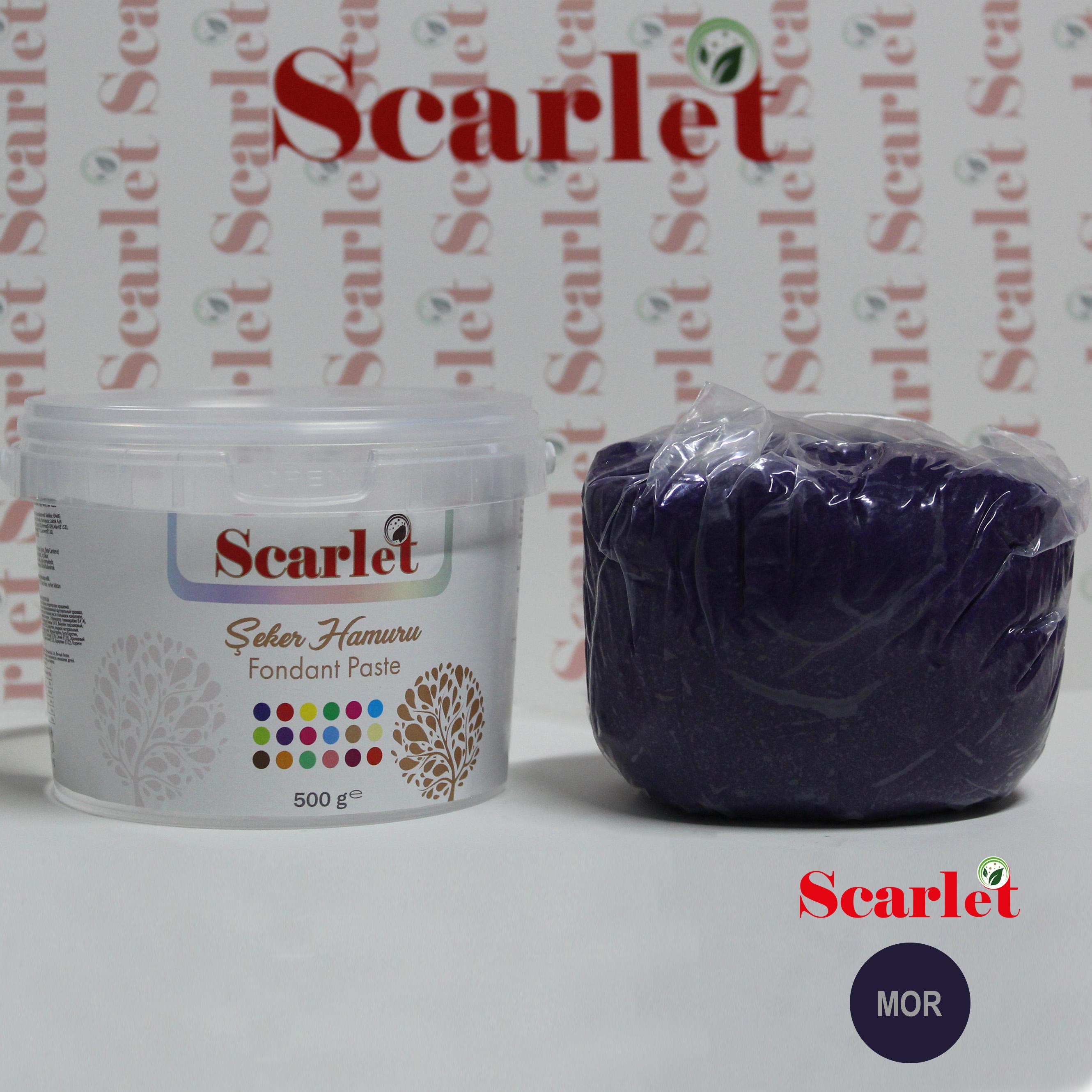 SCARLET MOR ŞEKER HAMURU (500 GR)