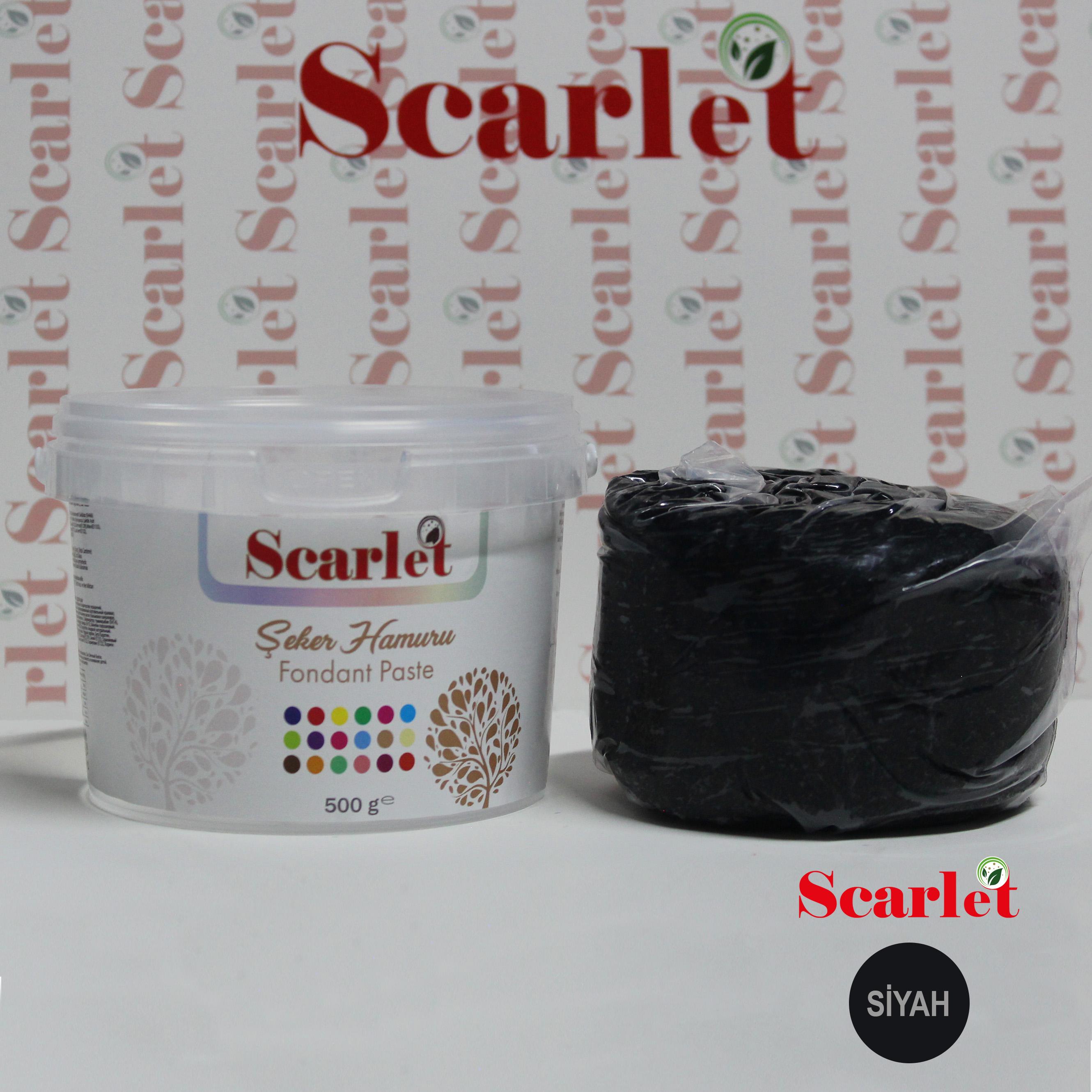 SCARLET SİYAH ŞEKER HAMURU (500 GR)