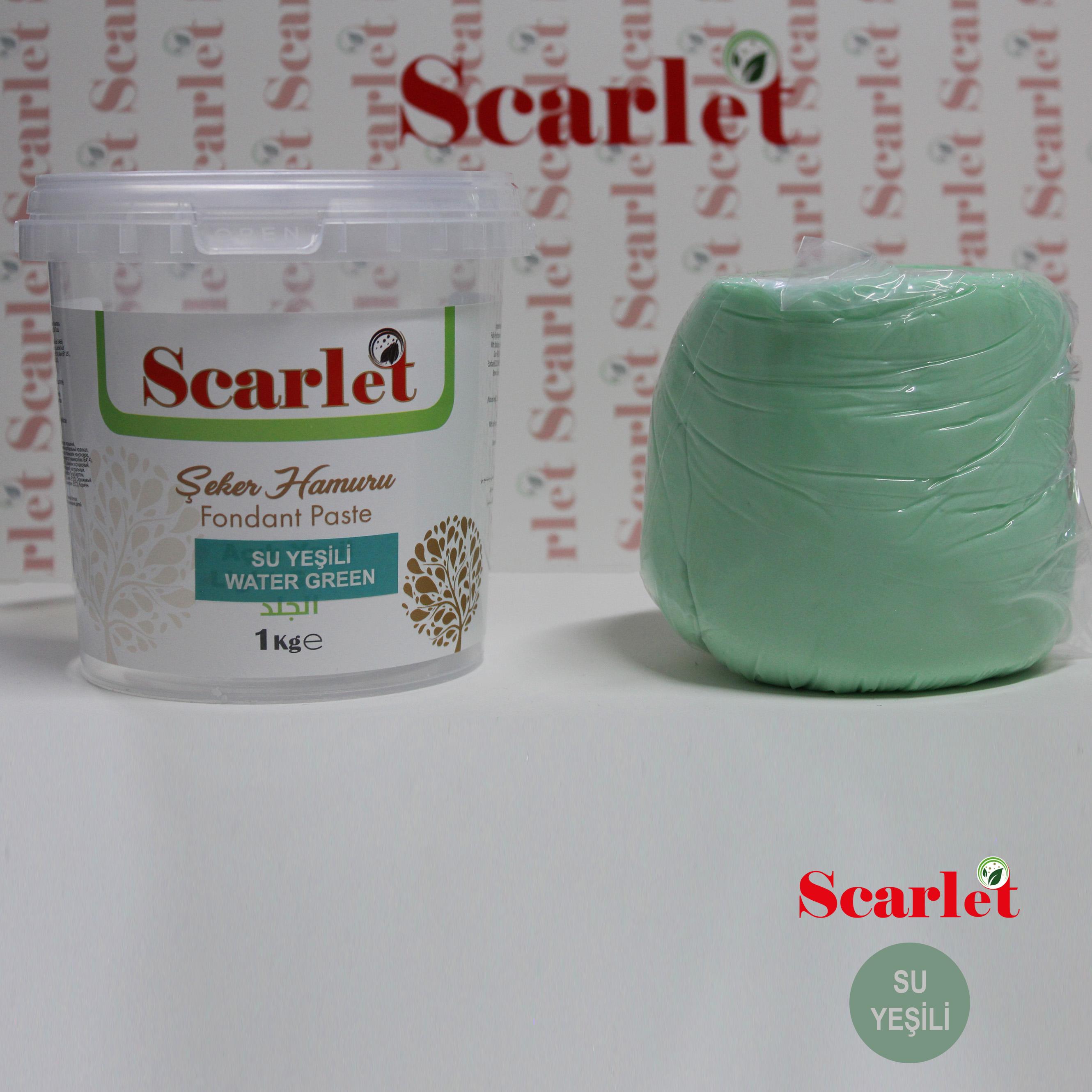 SCARLET SU YEŞİLİ ŞEKER HAMURU (1 KG)
