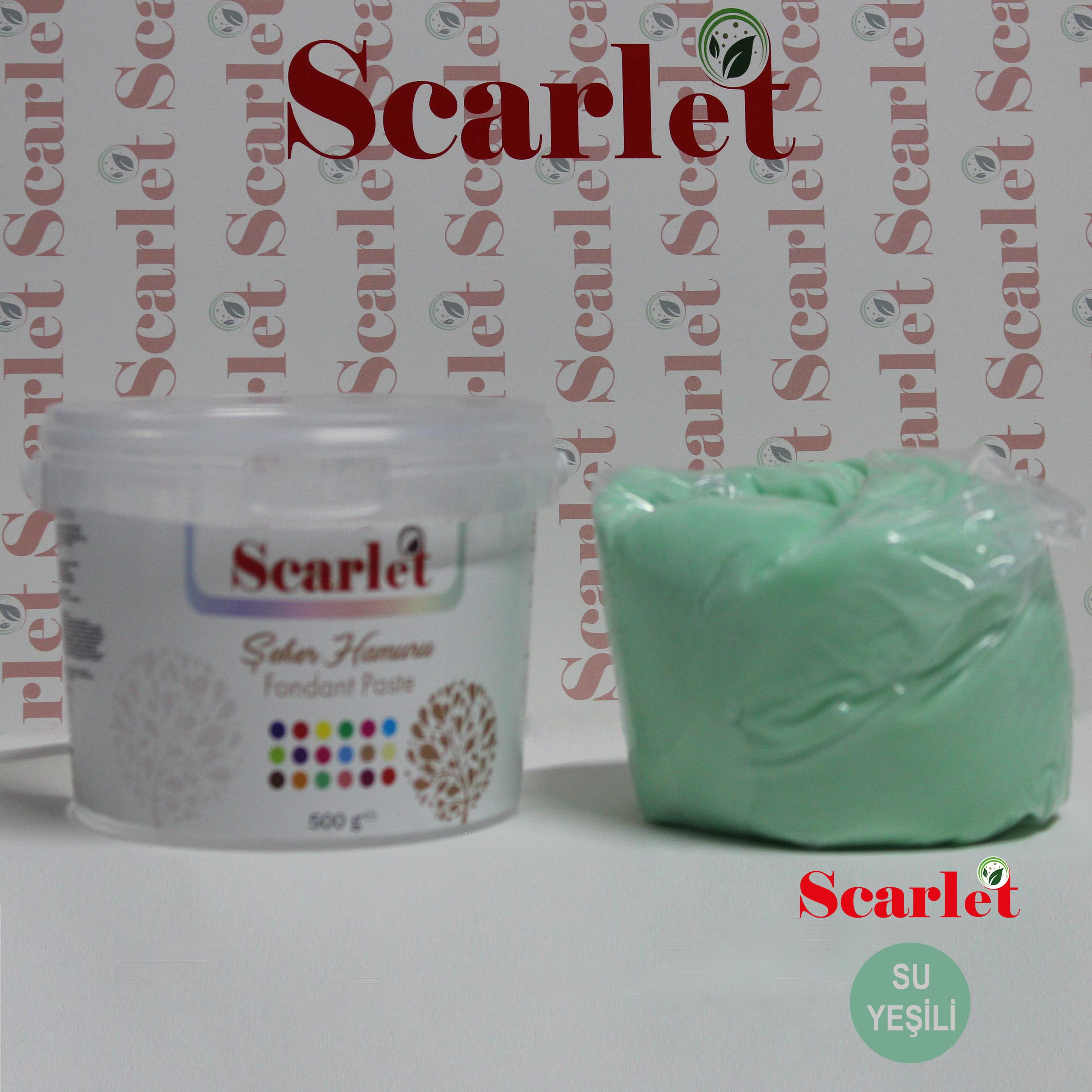 SCARLET SU YEŞİLİ ŞEKER HAMURU (500 GR)