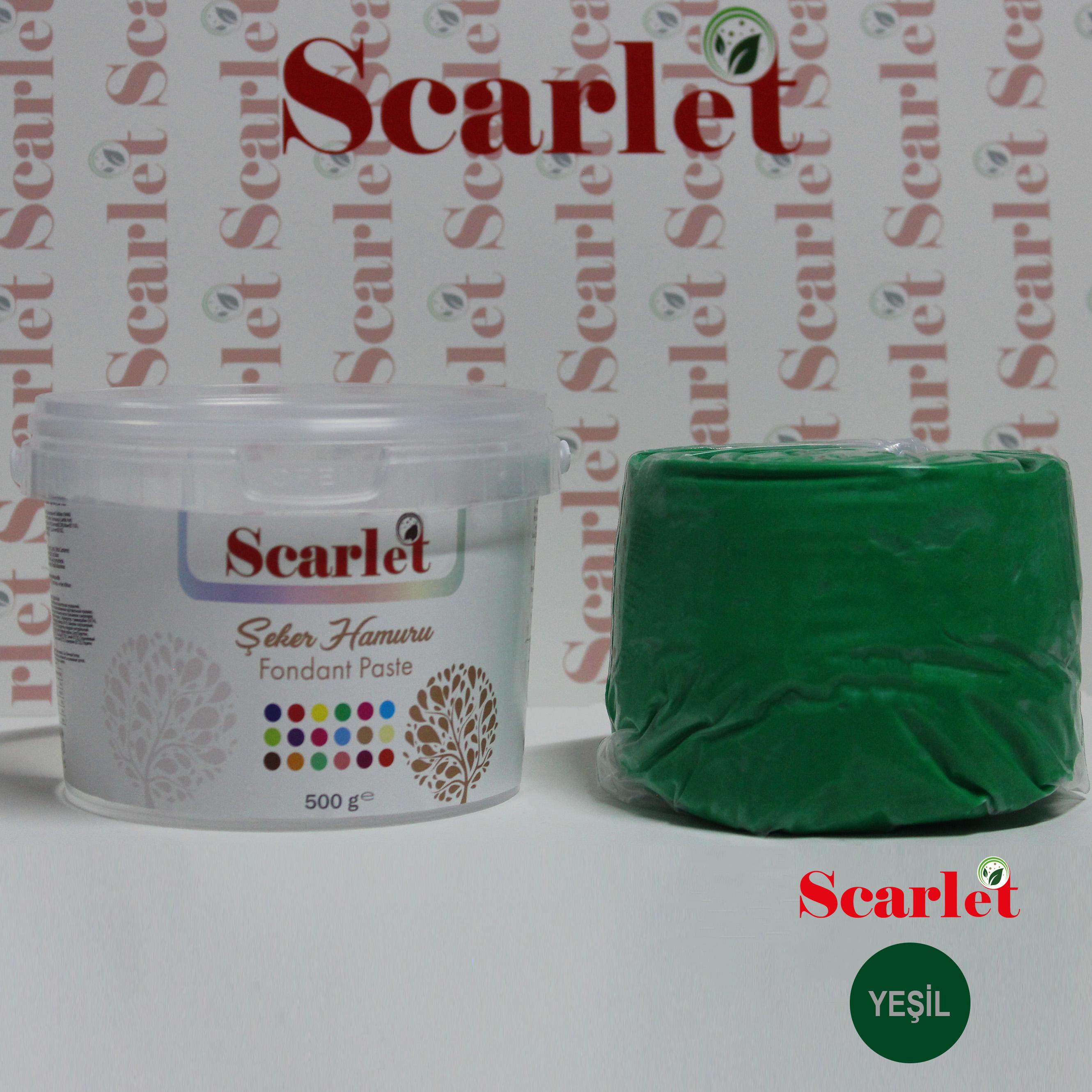 SCARLET YEŞİL ŞEKER HAMURU (500 GR)