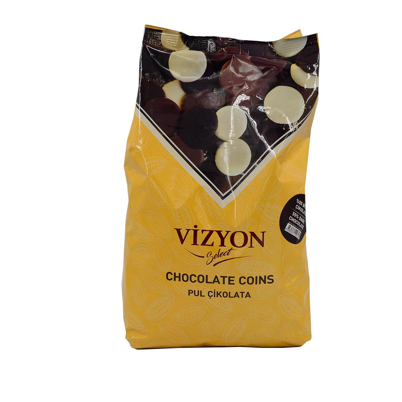 Vizyon Sütlü Pul Çikolata (2.5 kg) - 87.96 TL + KDV