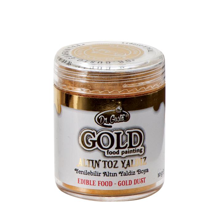 Yenilebilir Metalik Altın Toz Gıda Boyası 10 Gr