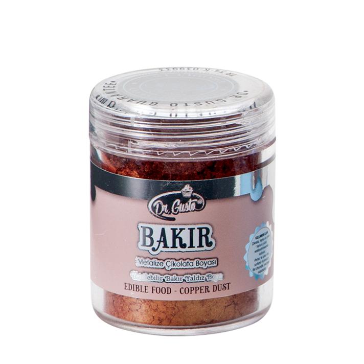 Yenilebilir Metalik Bakır Toz Gıda Boyası 10 Gr