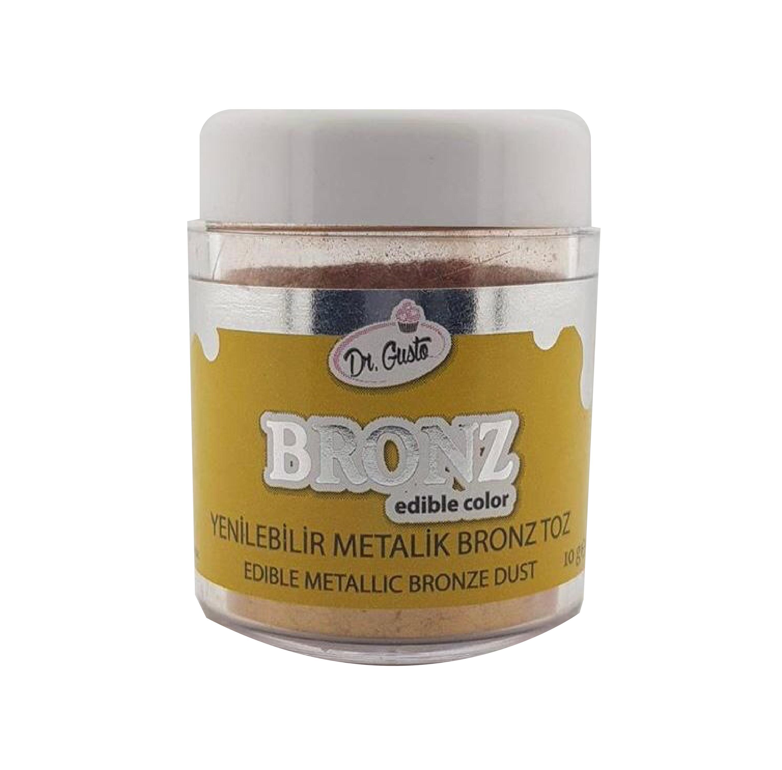 Yenilebilir Metalik Bronz Toz Gıda Boyası  10 Gr