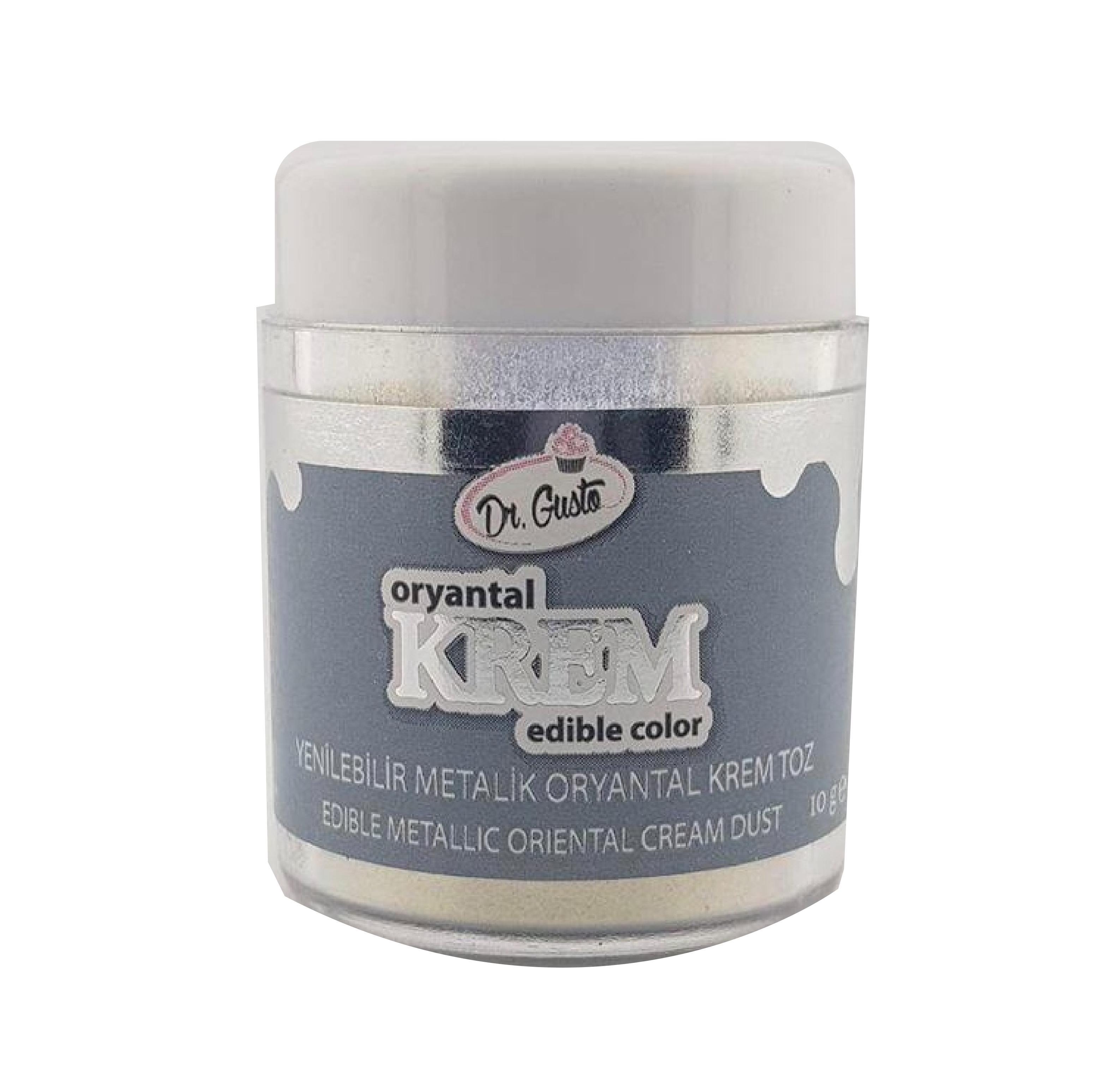 Yenilebilir Metalik Oryantal Krem Toz Gıda Boyası  10 Gr