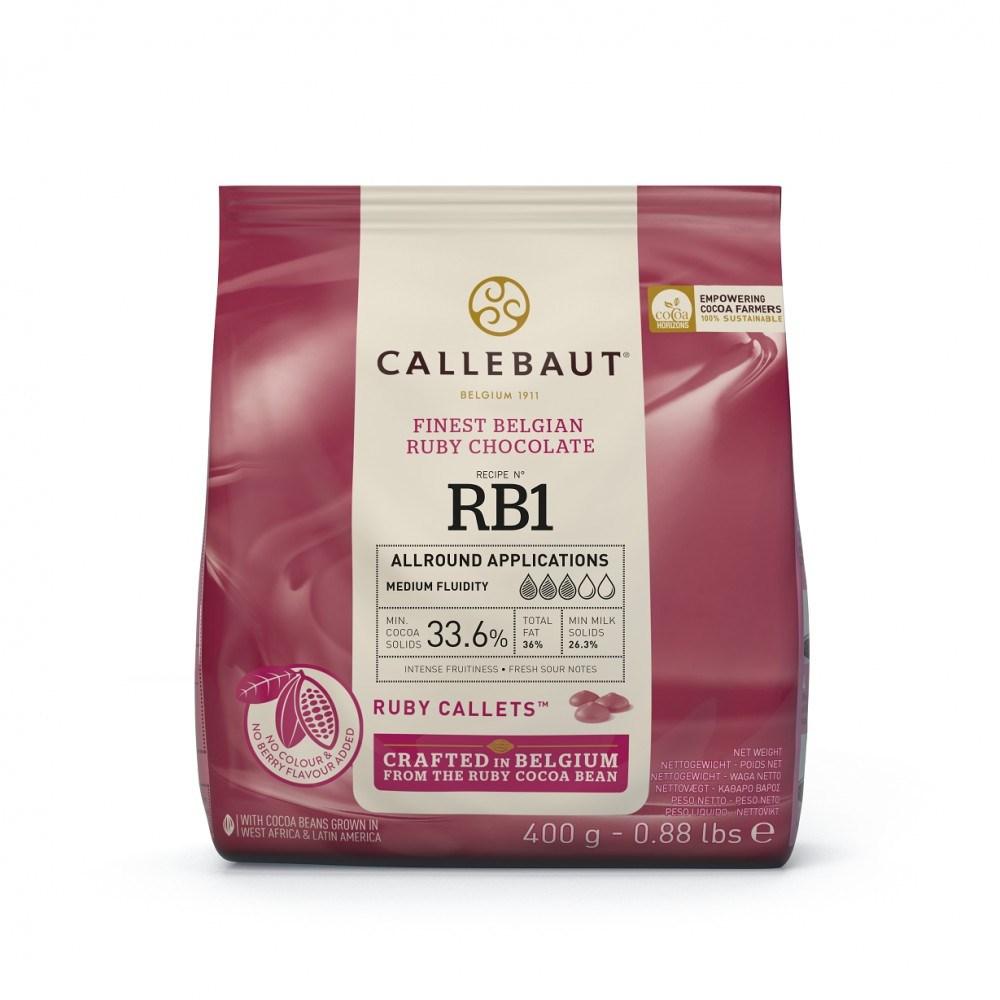 Callebaut Ruby Pul Kuvertür 2,5 Kg